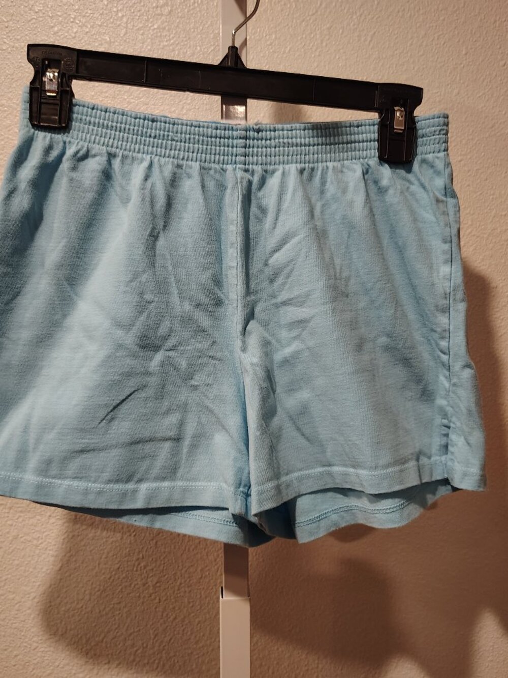 Athletic Works Women's Pastel Blue Athletic Shorts Size Small Cotton